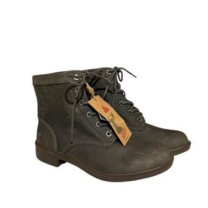 Kodiak Winter Boots Waterproof Insulated Leather  Size 7 NWT Charcoal